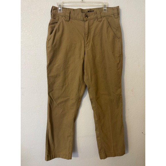 Carhartt Rugged Flex Relaxed Fit Canvas Work Pants 33x32‎ - Picture 1 of 8